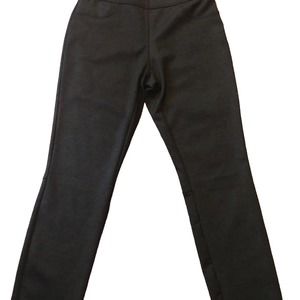 Grey knit pants, comfortable work pants, elastic waist dress pants